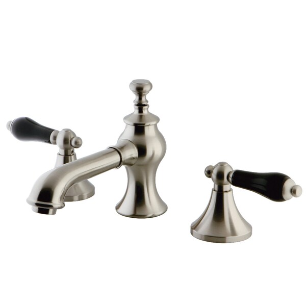 Kingston Brass KC7068PKL Duchess Widespread Bathroom Faucet W/ Brass Pop-Up, Nickel KC7068PKL - main